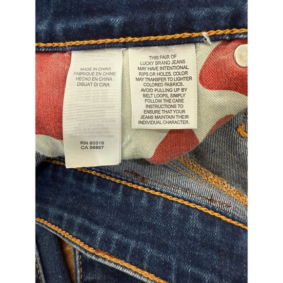 Lucky Brand Size 10 / 30 Hayden Skinny Ankle Length Jeans 28" Inseam - Picture 6 of 7